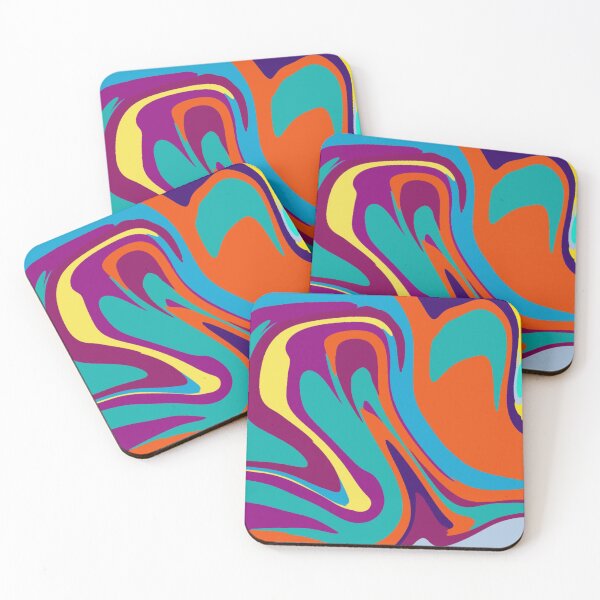 Item preview, Abstract 70s Psychedelic Marble Blend  designed and sold by forkmuddies.