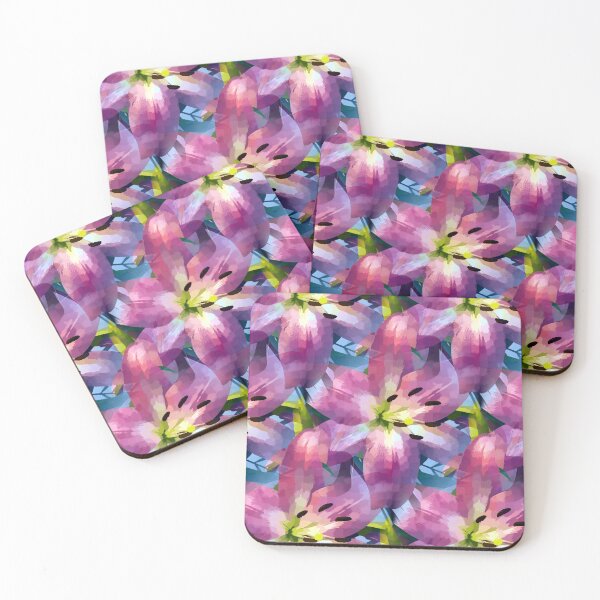 Item preview, Rose Lily Flower in Stylish Artdeco Vivid Colors  designed and sold by Nisuris.