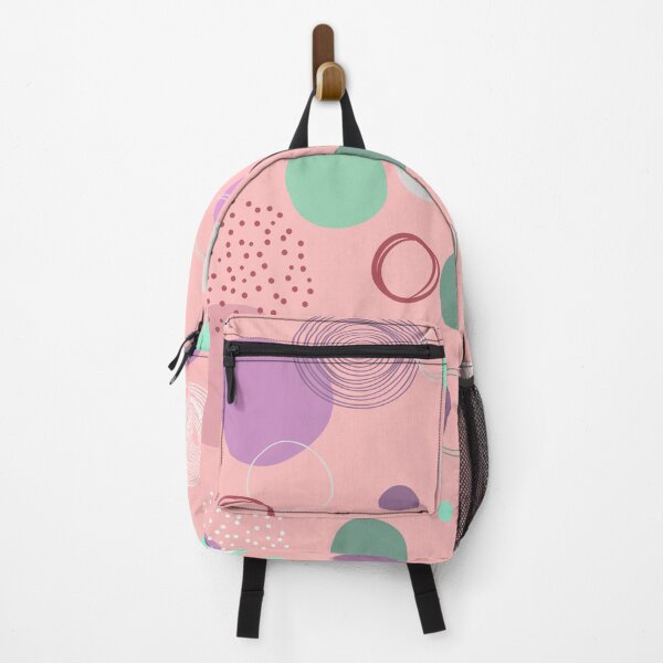 Item preview, Colourful Aesthetic circles pink pattern designed and sold by g v.