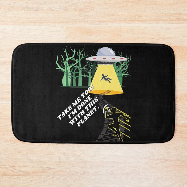 Item preview, I'm Done With This Planet - Funny Text designed and sold by BaldingSnail.