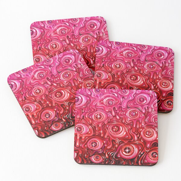 Item preview, Red Eyeball Pattern designed and sold by Bethany  Dobson.