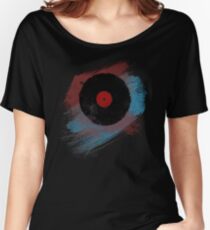 Vinyl Record - Modern Vinyl Records Grunge Design - Tshirt and more Women's Relaxed Fit T-Shirt