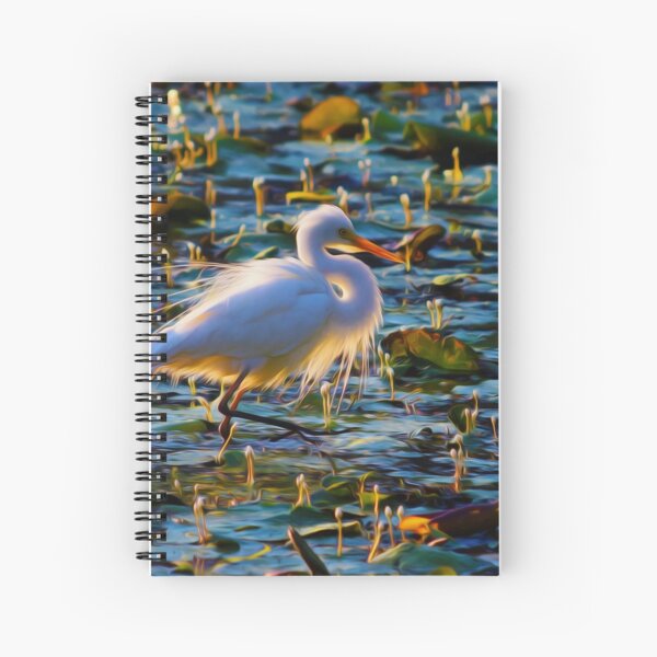 Egret Spiral Notebook