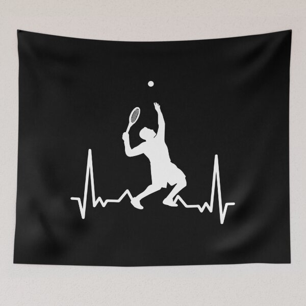 Item preview, Tennis heartbeat - cool athletic tennis tees. designed and sold by PrintPress.