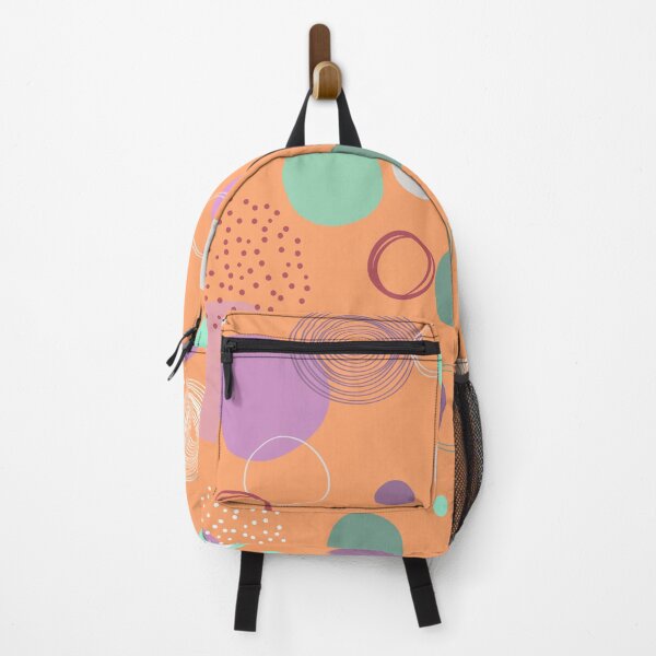 Item preview, Colourful Aesthetic circles orange pattern designed and sold by g v.