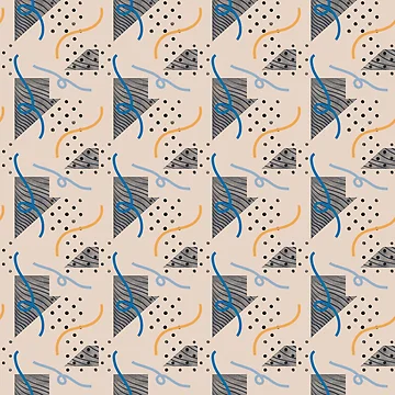 Artwork thumbnail, Retro, Geometry by MSRYSTUDIO