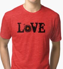 Love Vinyl Records Tri-blend T-Shirt
