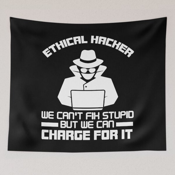 Item preview, Funny ethical hacker - Cyber security nerd tees. designed and sold by PrintPress.