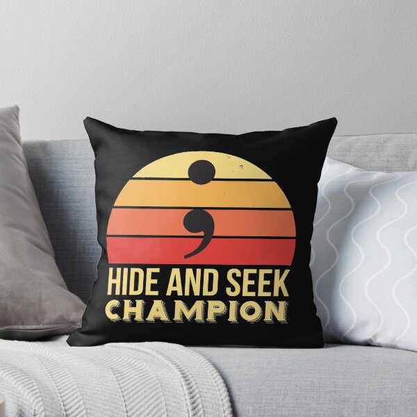 Item preview, Hide and seek champion ; - funny coding tees. designed and sold by PrintPress.