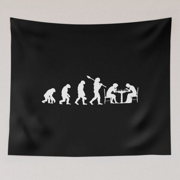 Item preview, Evolution of Chess - funny chess tees. designed and sold by PrintPress.