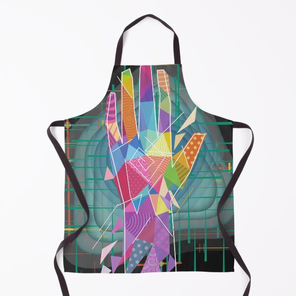 Item preview, Colored hand - Colorful abstract art designed and sold by BaldingSnail.