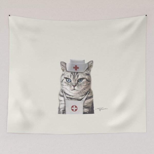 Item preview, Nurse Kitty Cat designed and sold by Señor Spencer.