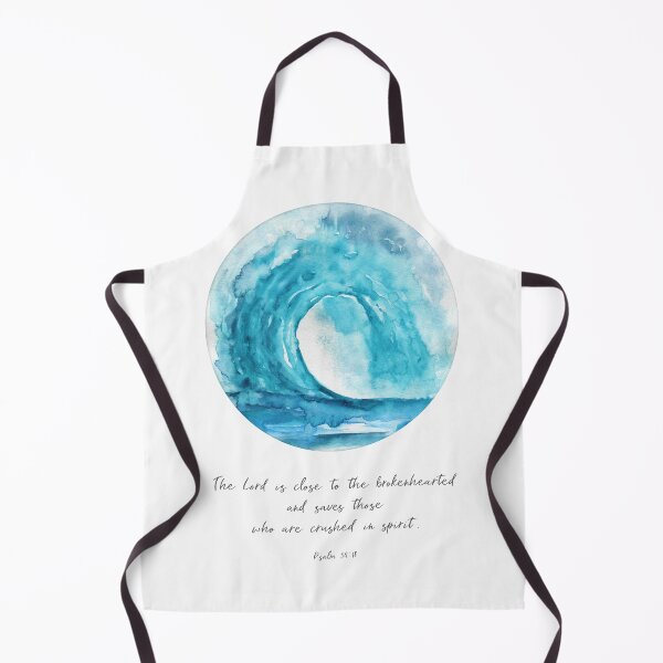 Item preview, The Lord is Close Psalm Cristian Ocean Theme Bible Verse designed and sold by kateshephard.