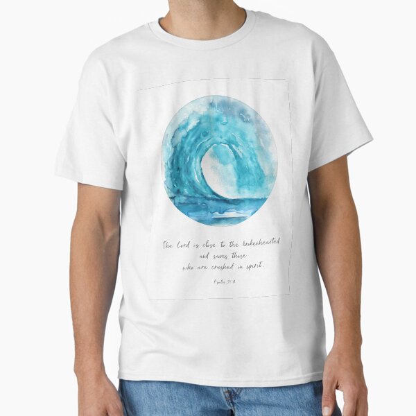 Artikel-Vorschau von Der Herr ist nah Psalm Cristian Ocean Theme Bible Verse, designt und verkauft von kateshephard.