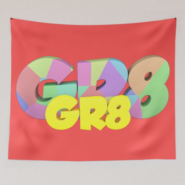 Item preview, GR8 Great txt 3d sign design  designed and sold by roleshop.
