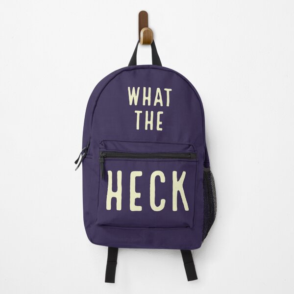 Item preview, WHAT THE HECK - funny typography, text-based design (v3a) designed and sold by bantaam.