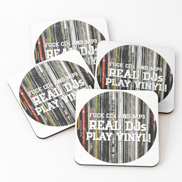 Item preview, REAL DJs PLAY VINYL designed and sold by DELAVdesign.