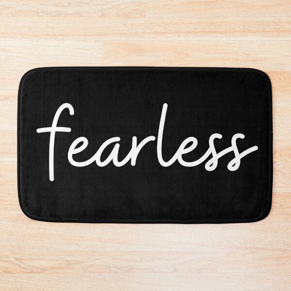 Item preview, Fearless. Text only design, handwritten script, lower case, white text. designed and sold by JellyBeenzz.