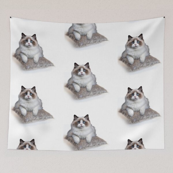 Item preview, Cat in a feathery pillow designed and sold by CA-Creatives.
