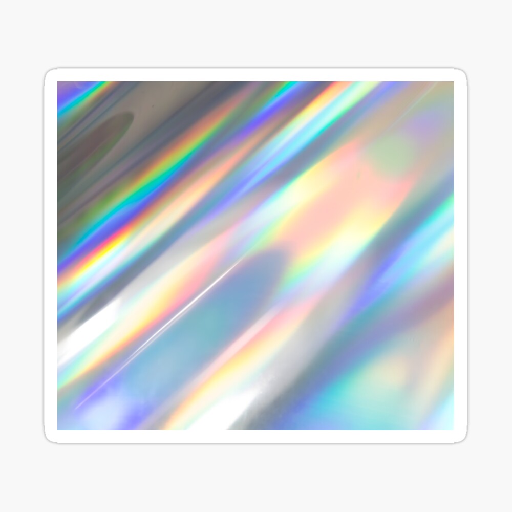 Holographic Rainbow Texture Background