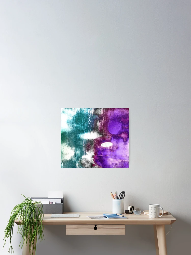 Thumbnail 2 of 3, Poster, Two Color Holographic Texture Background designed and sold by JTS STORE.