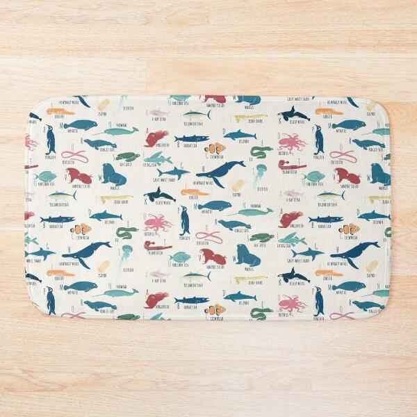 Item preview, Cute Marine And Ocean Animals Alphabet For Marine Biology Gift designed and sold by JokeGysen.