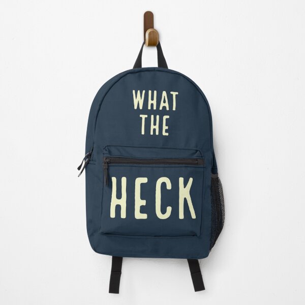 Item preview, WHAT THE HECK - funny typography, text-based design (v3b) designed and sold by bantaam.