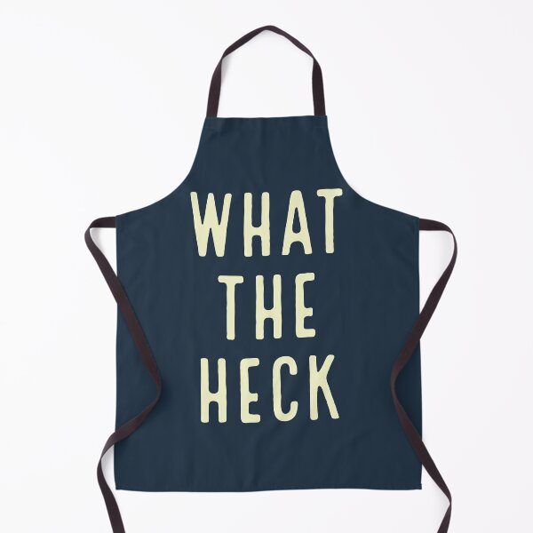 Item preview, WHAT THE HECK - funny typography, text-based design (v3b) designed and sold by bantaam.