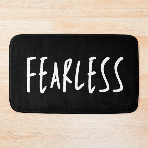 Item preview, Fearless. Text only design, handwritten script, capitals, white text. designed and sold by JellyBeenzz.