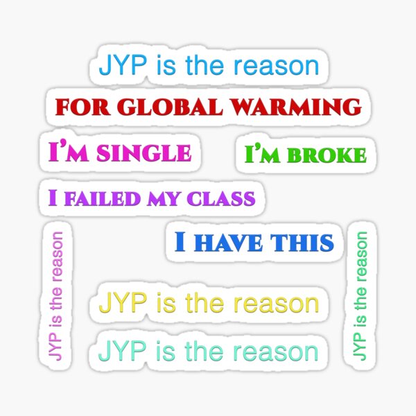 BLAME JYP Starter Pack (Colourful) Sticker