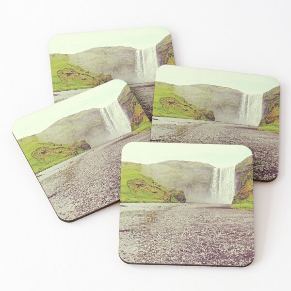 Item preview, Famous Waterfall in Iceland - Nature Landscape designed and sold by CarolinaReina.