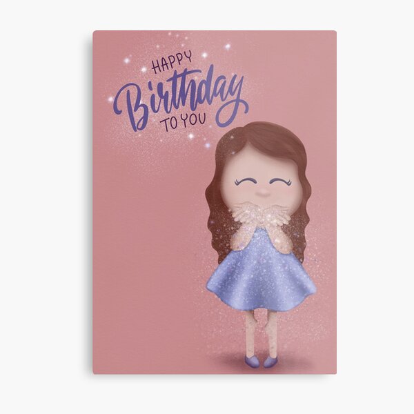 Happy birthday Metal Print