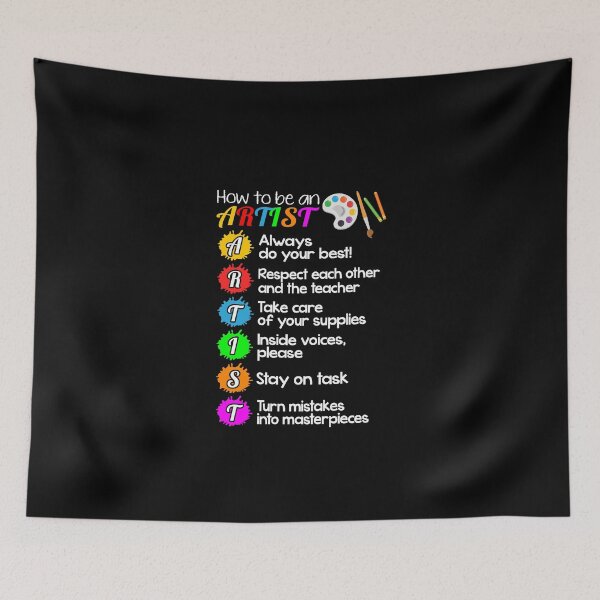 Item preview, How to Be an Artist designed and sold by Miss Kinder Classroom.