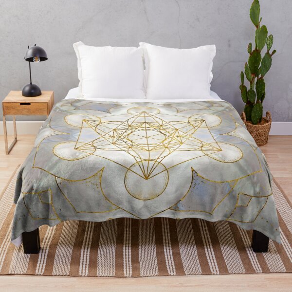 Item preview, Metatron's Cube in lotus Sacred Geometry  designed and sold by k9printart.