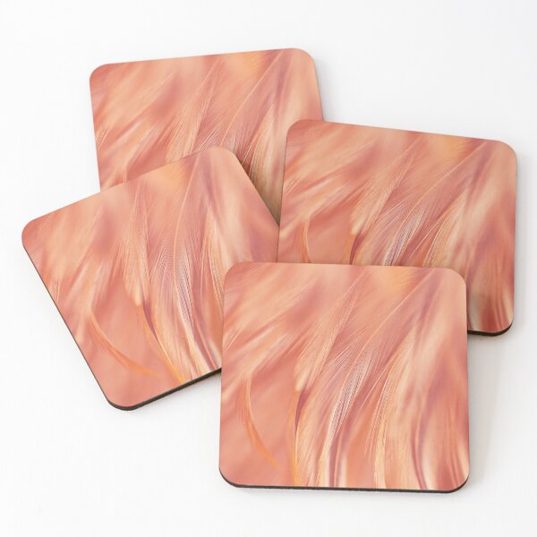 Item preview, Orange Fluffy Chicken Feather Texture designed and sold by JTS STORE.
