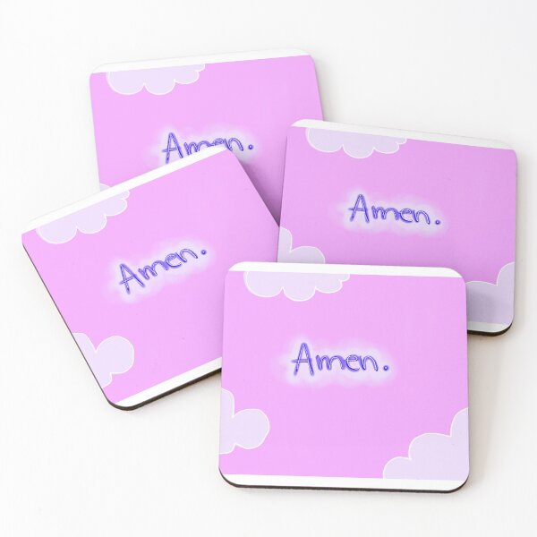 Item preview, “Amen” pink designed and sold by rayway8.