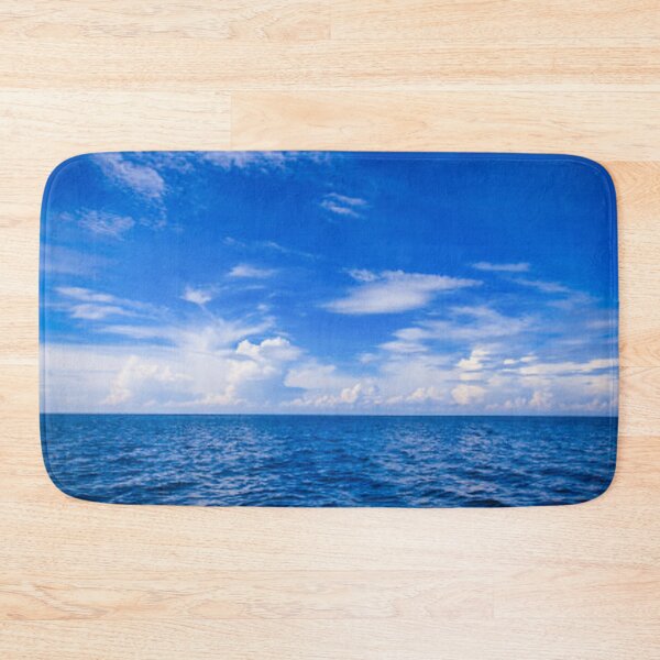 Item preview, Blue ocean with cloudy sky designed and sold by Unique-Tees.