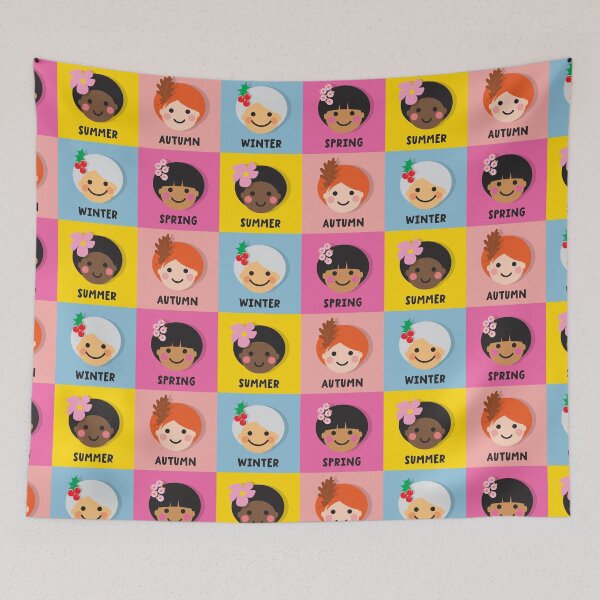 Item preview, The Four Seasons (Autumn, Winter, Spring, Summer) designed and sold by VicEllisArt.