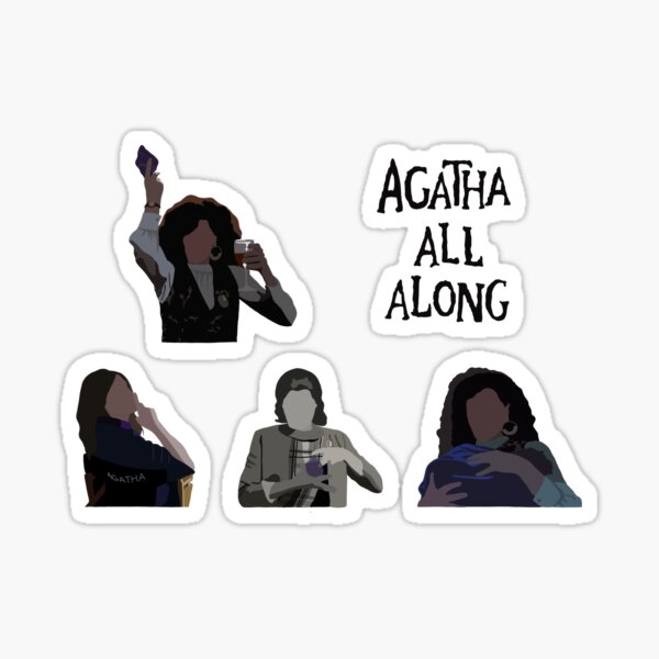 WandaVision Agatha sticker Wanda Vision Couple WandaVision sticker WandaVision Scarlet Witch sticker Agatha all along sticker