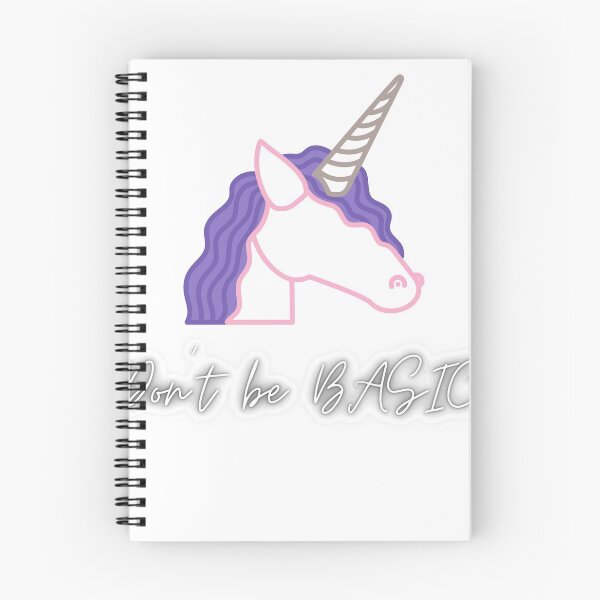 Item preview, Don't be basic unicorn designed and sold by ReneeMarie1.