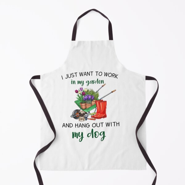 Item preview, I Just Want To Work In My Garden And Hangout With My Dog designed and sold by kenzo2093.
