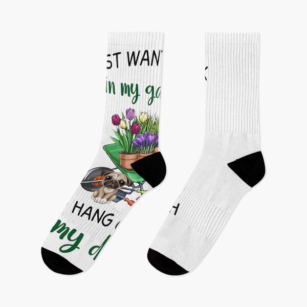 Item preview, I Just Want To Work In My Garden And Hangout With My Dog  designed and sold by kenzo2093.