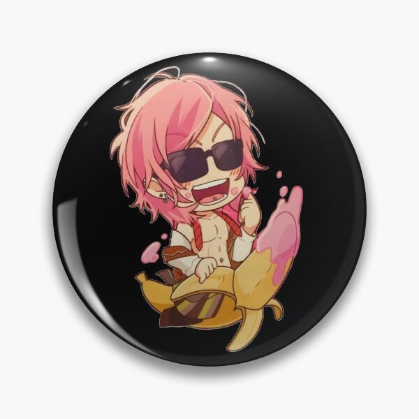 Item preview, Funny yuri flying banana from yarichin b club anime -chibi designed and sold by The baka-san STORE.
