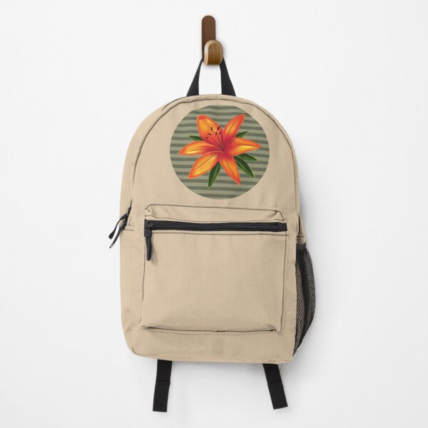 Item preview, Orange Lily Flower Leaves designed and sold by ArtStore20.