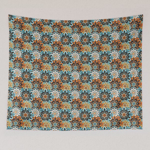 Item preview, Floral Mandala Seamless Pattern designed and sold by SSK Designs.