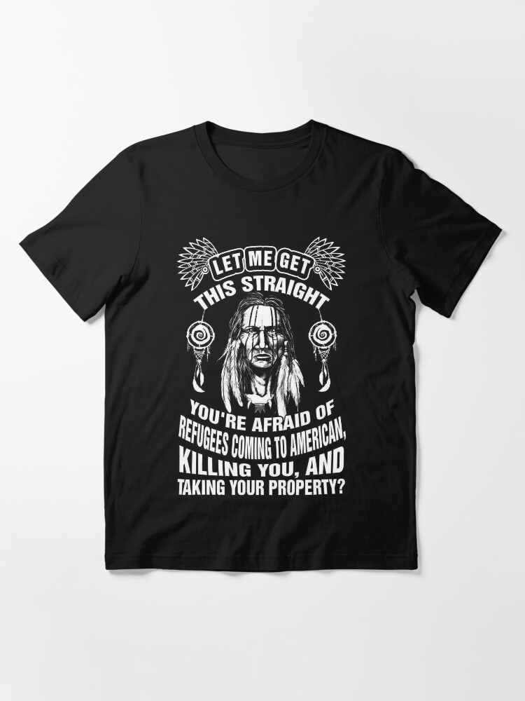 T-shirt essentiel ''Américain de naissance' : autre vue