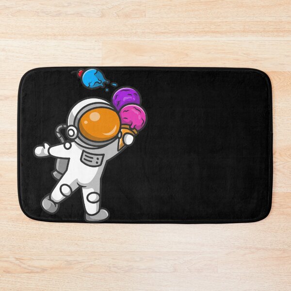 Item preview, Cute Astronaut With Ice Cream designed and sold by Qudor.
