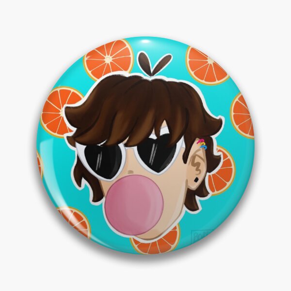 Item preview, Luke in summer mode badge and stickers designed and sold by boredrxm.