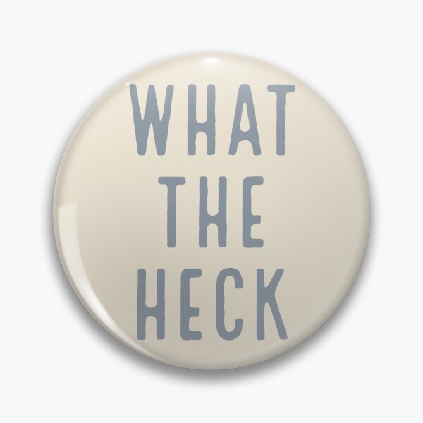 Item preview, WHAT THE HECK - funny typography, text-based design (v5b) designed and sold by bantaam.