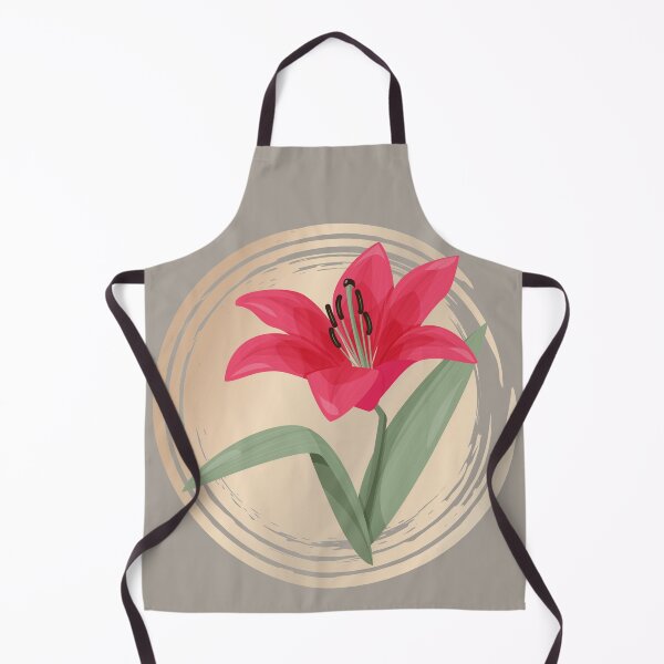Item preview, Pink Lily Flower Leaves designed and sold by ArtStore20.